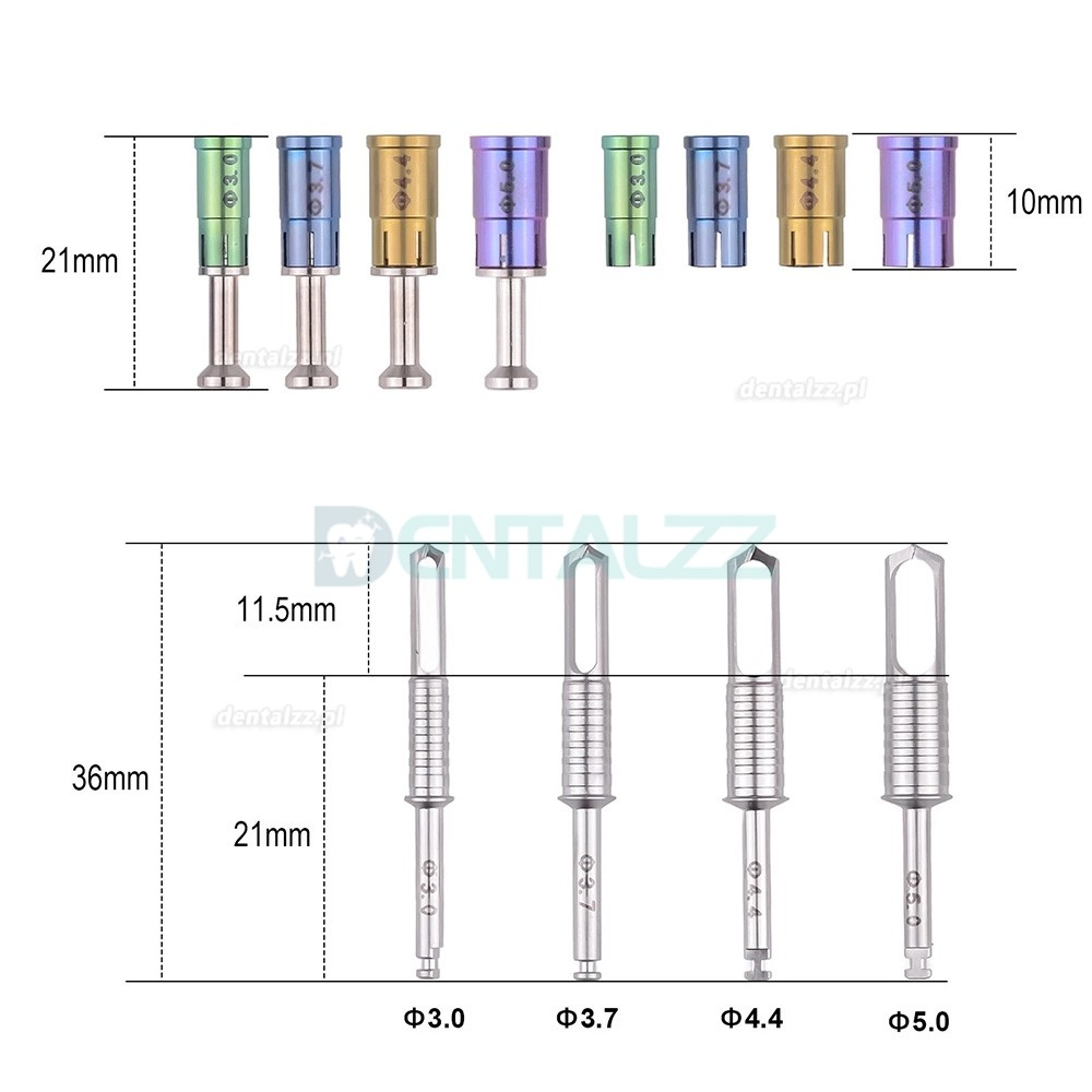 Zestaw Kolektora Kości z Frezami Trepanacyjnymi do Implant&oacute;w Stomatologicznych